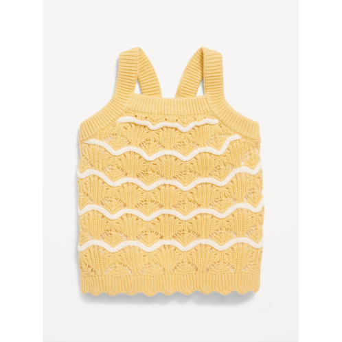 Oldnavy Crochet-Knit Cami Sweater for Toddler Girls