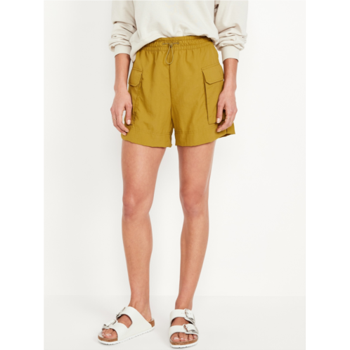 Oldnavy High-Waisted Cargo Utility Shorts -- 5-inch inseam Hot Deal