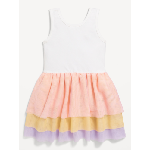 Oldnavy Sleeveless Bodysuit Tiered Tutu Dress for Toddler Girls