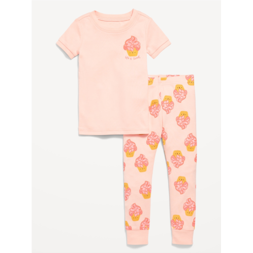 Oldnavy Unisex Printed Snug-Fit Pajama Set for Toddler & Baby