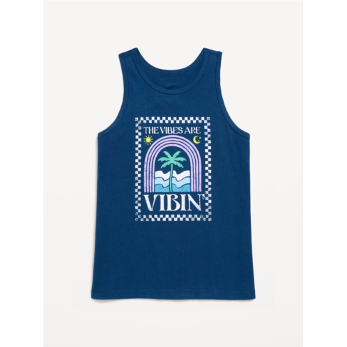 Oldnavy Back Cutout Graphic Tank Top for Girls
