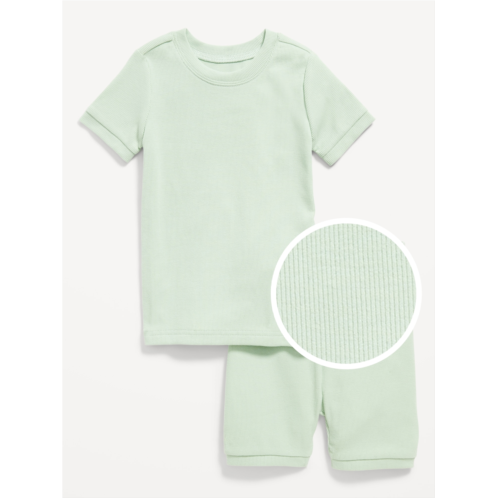 Oldnavy Unisex Snug-Fit Ribbed Pajama Set for Toddler & Baby