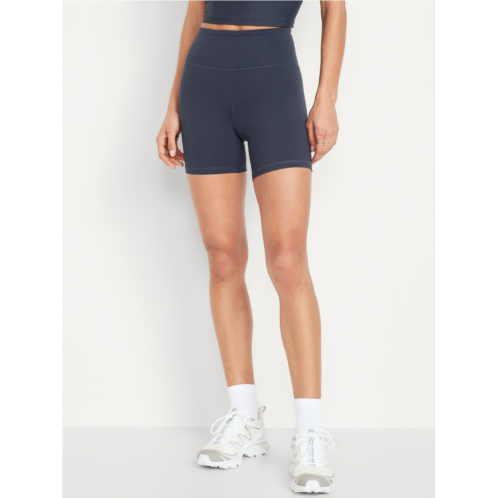 Oldnavy High-Waisted PowerSoft Biker Shorts -- 6-inch inseam
