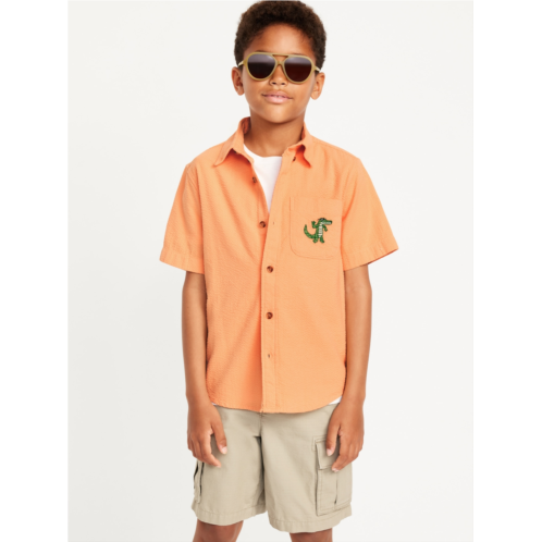 Oldnavy Matching Short-Sleeve Graphic Pocket Shirt for Boys