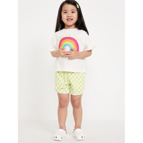 Oldnavy Loop Terry Dolphin-Hem Shorts for Toddler Girls