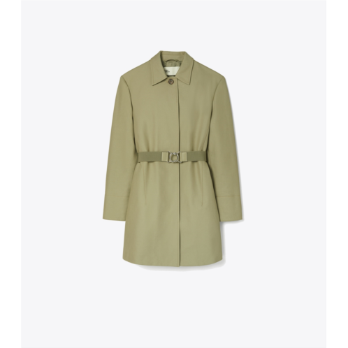 Tory Burch BELTED TWILL COAT