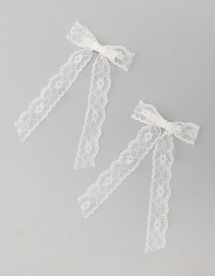 American Eagle AE Long Lace Bow 2-Pack