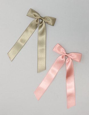 American Eagle AE Green & Pink Bow 2-Pack