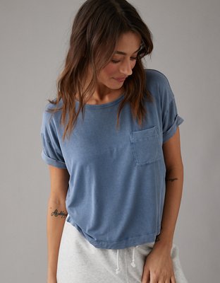 American Eagle AE Soft & Sexy Oversized Pocket T-Shirt