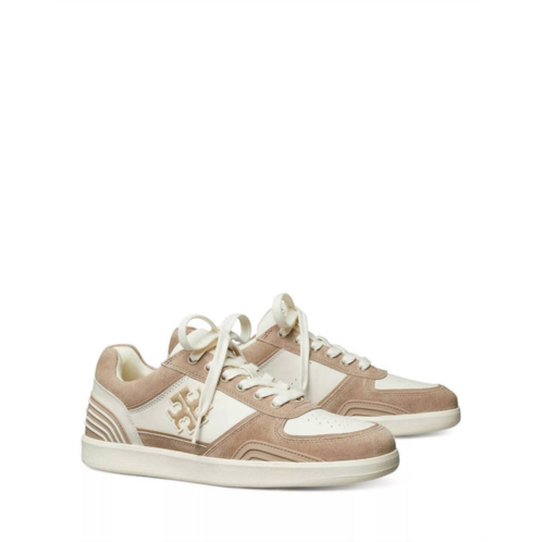 TORY BURCH clover court sneaker in new ivory/tan