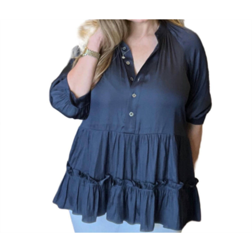 Current air haley blouse in blue