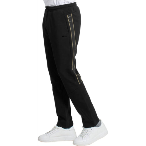 Hugo Boss mens - hadim side taping logo track pants jogger in black