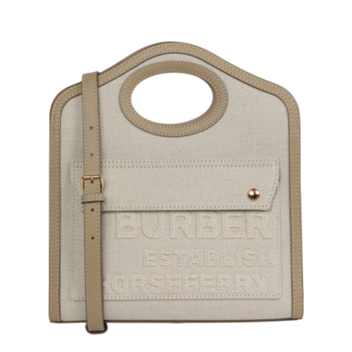 Burberry mini horseferry printed pocket shoulder bag