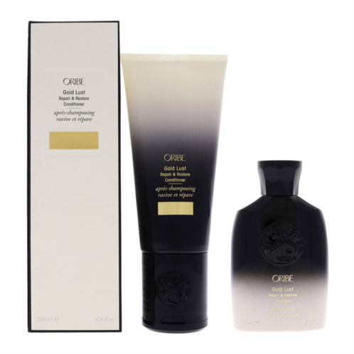 Oribe gold lust repair and restore shampoo and conditioner kit by for unisex - 2 pc kit 2.5oz shampoo, 6.8oz conditioner