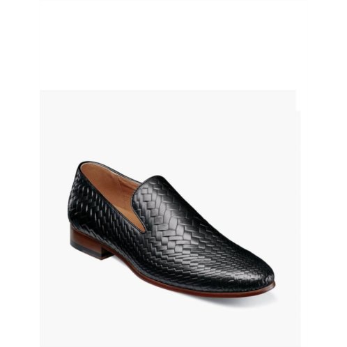 STACY ADAMS wilton plain toe slip on shoe in black
