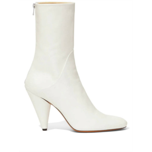 Proenza Schouler cone ankle boots in cream