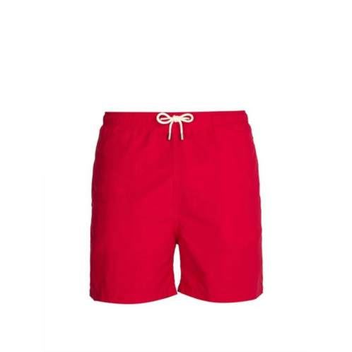 SOLID & STRIPED men the classic drawstrings swim shorts trunks in red