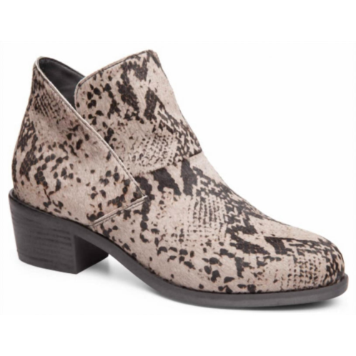 Me too zest cool snake ankle booties in grey