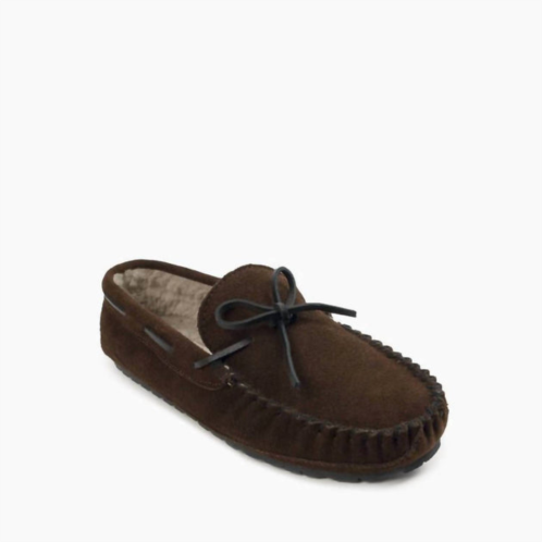 MINNETONKA mens casey slipper in brown