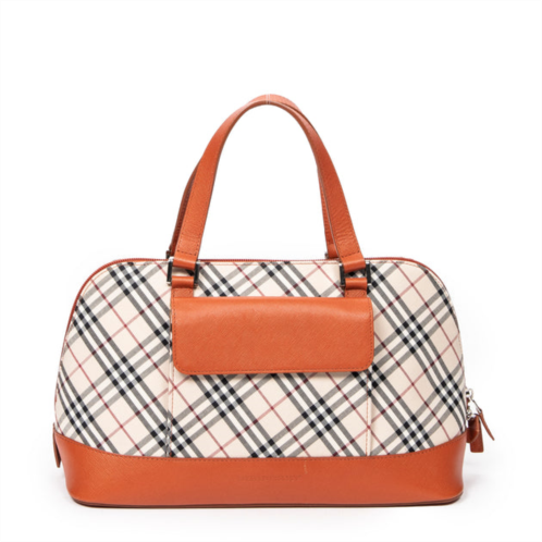 Burberry front pocket dome tote