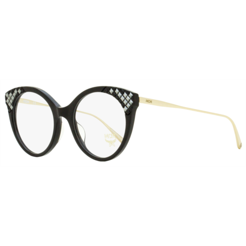 MCM womens oval eyeglasses 2698r 001 black/gold 53mm