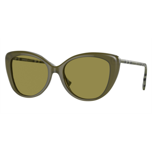 Burberry womens 54mm green sunglasses be4407-4090-2-54