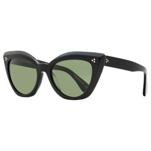 Oliver Peoples womens laiya cat eye sunglasses ov5452s 10059a black 55mm
