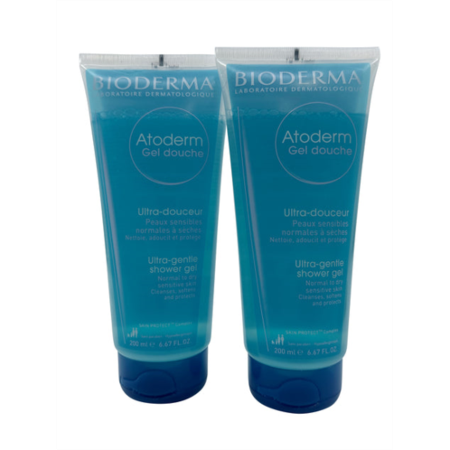 Bioderma atoderm ultra gentle shower gel normal & dry skin 6.67 oz set of 2