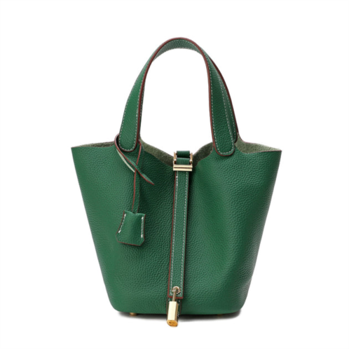 Tiffany & Fred Paris tiffany & fred full-grain leather top-handle bag
