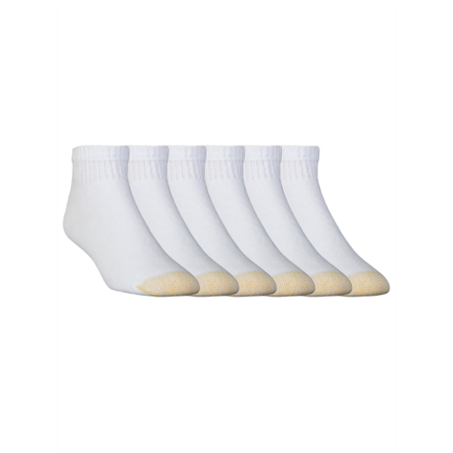 Gold Toe mens cotton cushion ankle socks 6-pack