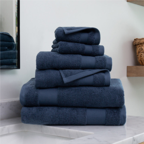 Ienjoy Home towels 100% cotton bathroom essentials, 6 pack white