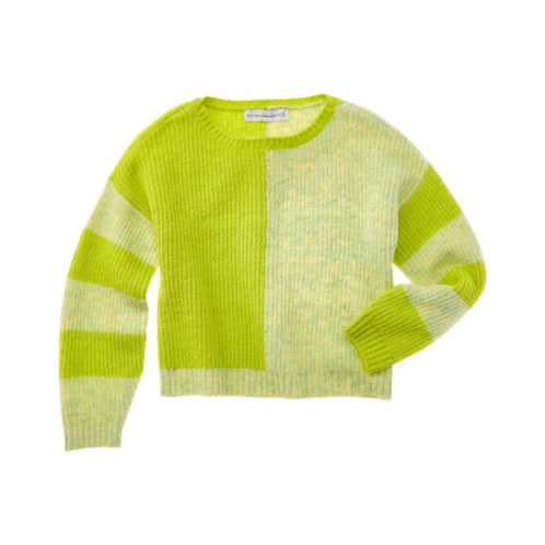 Central Park West livie two-tone wool-blend sweater