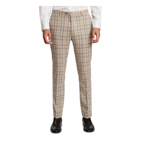 Paisley & Gray mens checkered slim fit suit pants