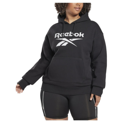 Reebok plus womens cotton logo hoodie