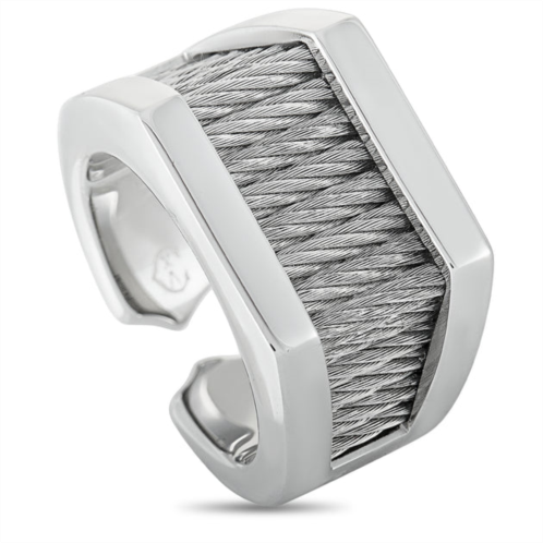 Charriol forever stainless steel ring