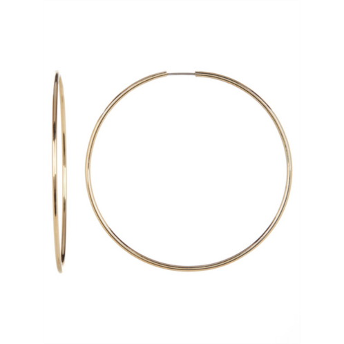 Sterling Forever 2.7 infinity hoop earrings-gold