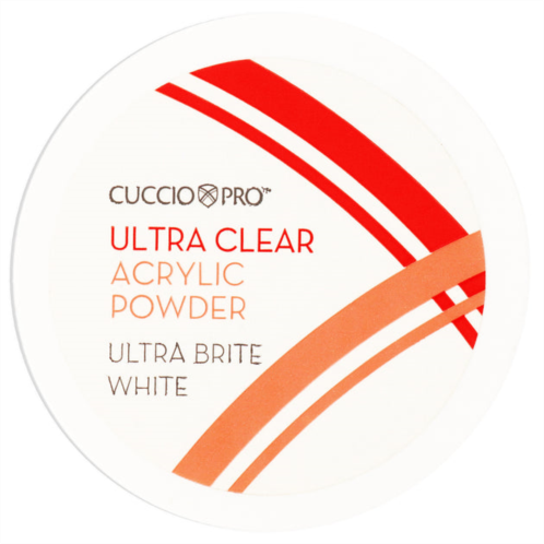 Cuccio Pro ultra clear acrylic powder - ultra brite white by for women - 1.6 oz acrylic powder