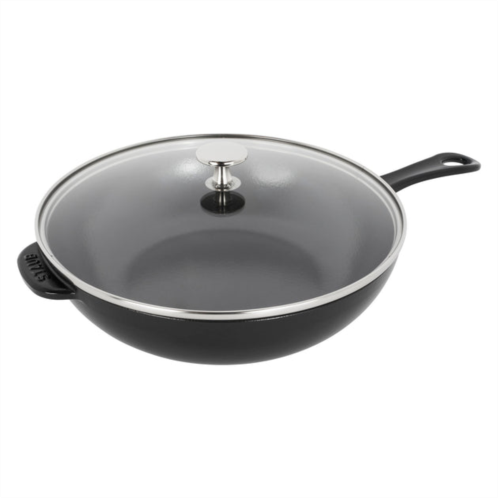 Staub cast iron 2.9-qt daily pan with glass lid
