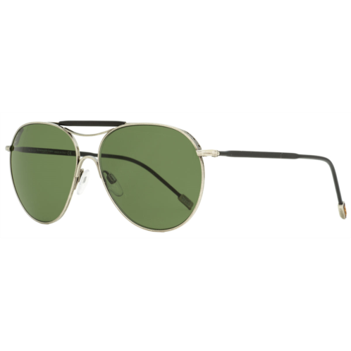 Ermenegildo Zegna mens couture sunglasses zc0021 13n antique ruthenium/black 57mm