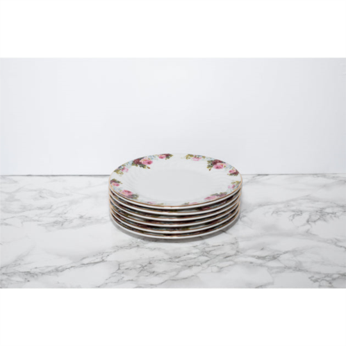 Lynns limited edition: vintage bloom dessert plate set