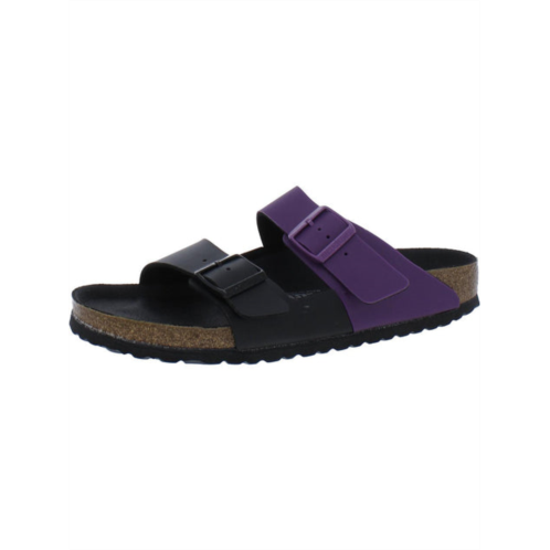 Birkenstock arizona split mens faux leather double buckle slide sandals