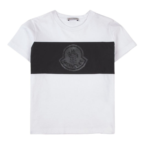 Moncler white & black ss t-shirt