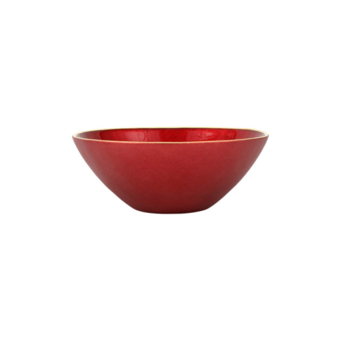 VIETRI metallic glass ruby small bowl