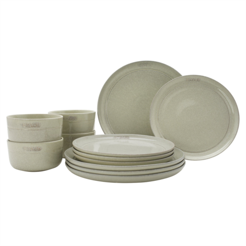 Staub ceramic 12-pc dinnerware set