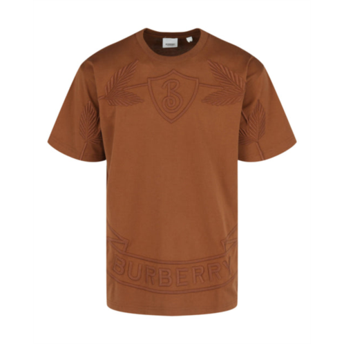 Burberry oak leaf crest-embroidered t-shirt