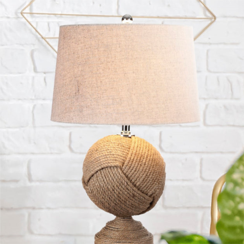 JONATHAN Y monkeys fist 24 knotted rope led table lamp