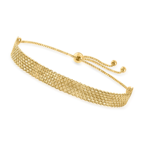 Canaria Fine Jewelry canaria 10kt yellow gold bismark-link bolo bracelet