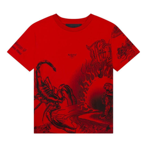 Givenchy red print t-shirt