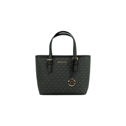Michael Kors jet set signature xs carryall top zip tote bag womens purse