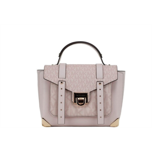 Michael Kors manhattan medium powder blush pvc top handle purse satchel womens handbag
